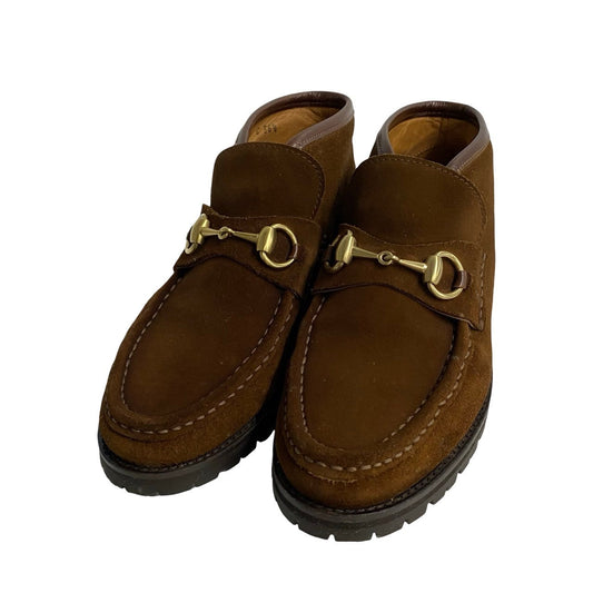 GUCCI boots Suede Brown