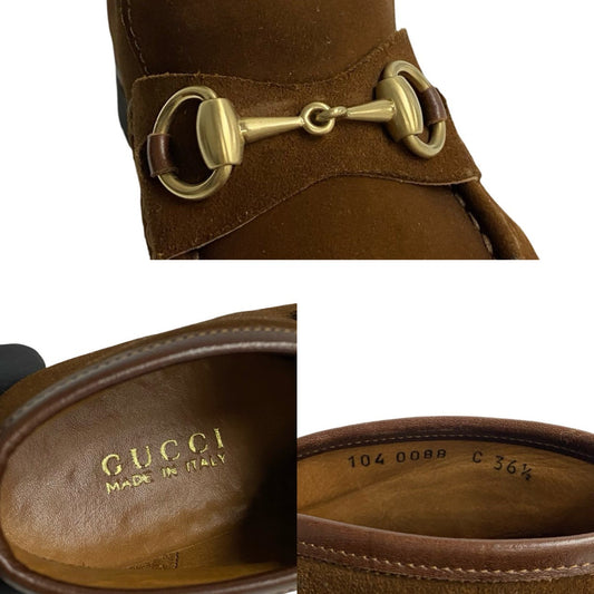 GUCCI boots Suede Brown
