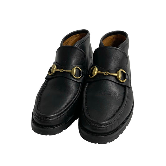 GUCCI boots leather black