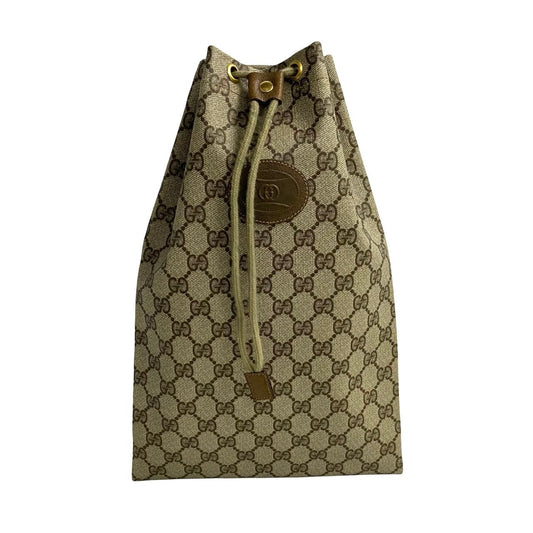 GUCCI Handbag leather Brown