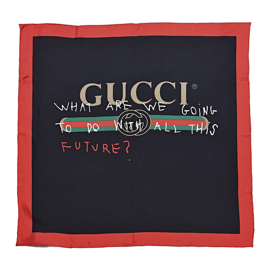 Gucci Future Foulard Scarf in Black