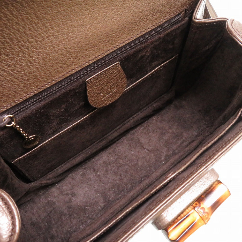 GUCCI Handbag 000 926 Bamboo bronze 2WAY