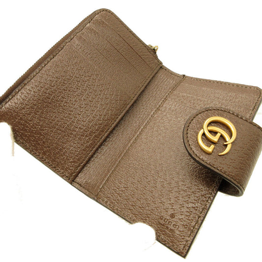 GUCCI Card Case 699353 GG canvas, leather beige Ofidia GG Marmont