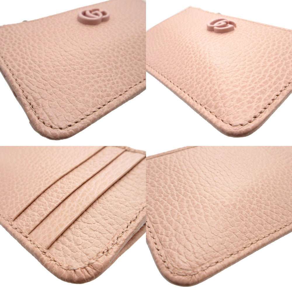 GUCCI Coin case 701070 leather pink Double G