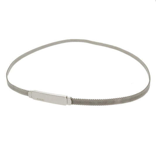 GUCCI belt metal Silver plate