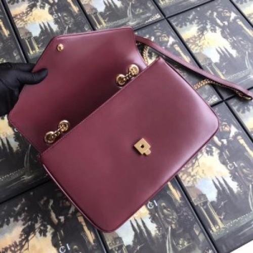 Gucci Rajah Medium Shoulder Bag Brown