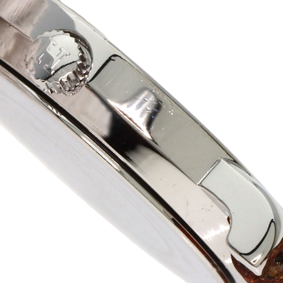 HERMES Watches Quartz Stainless Steel, Leather Silver Serie white dial Women Used