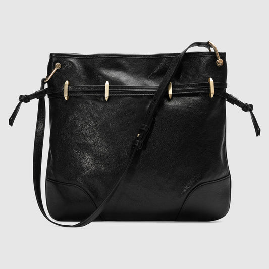 Gucci 1955 Horsebit Messenger Bag Black