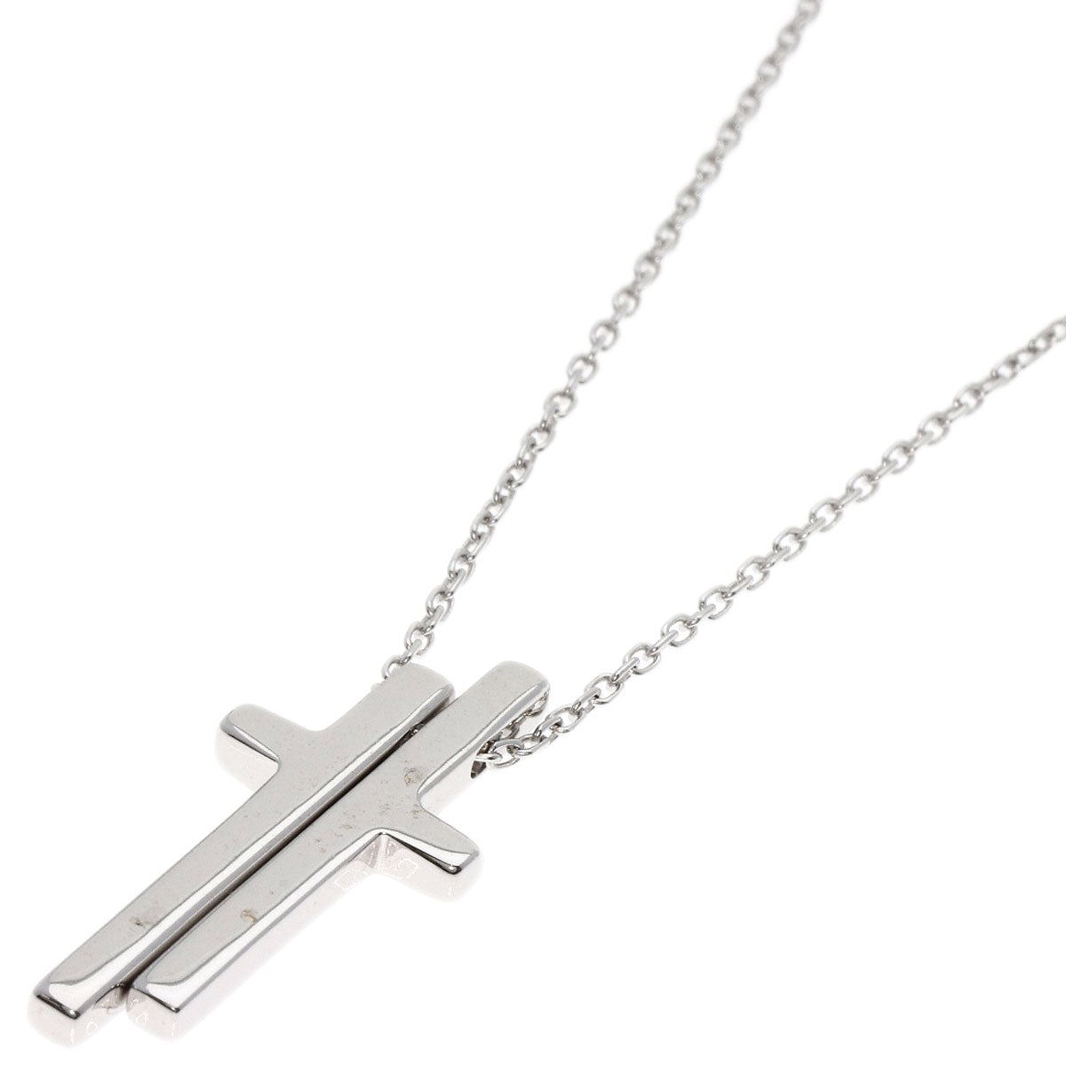 GUCCI Necklace K18WG Silver Separate cloth