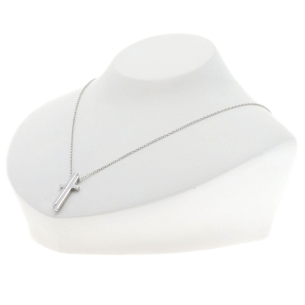 GUCCI Necklace K18WG Silver Separate cloth