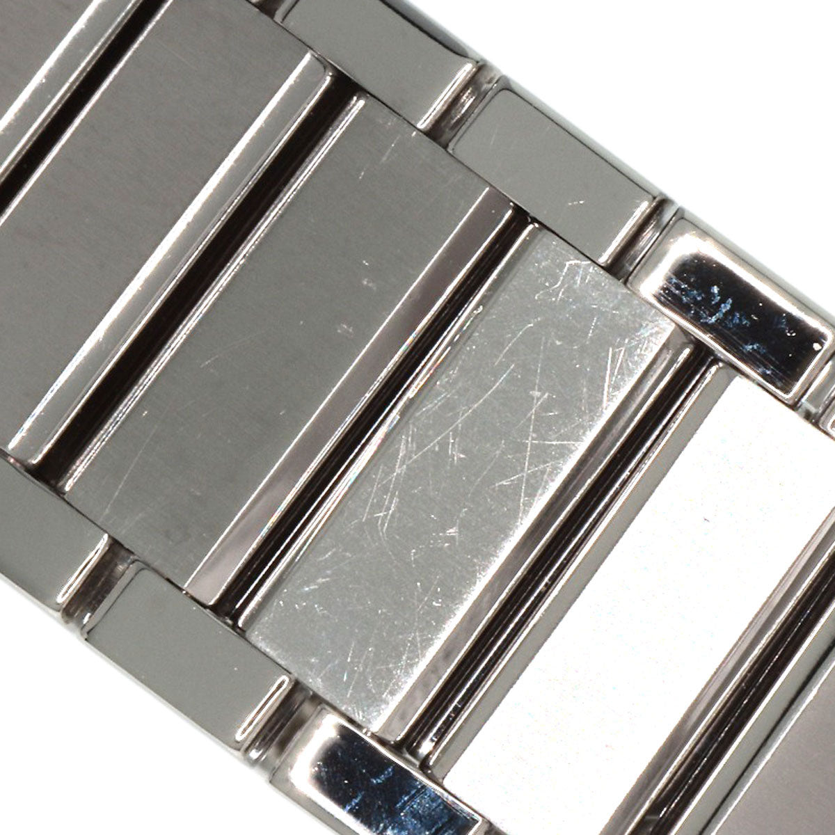 GUCCI Watches Quartz 111L Stainless Steel , Stainless Steel Silver Square face Ivory dial Women Used