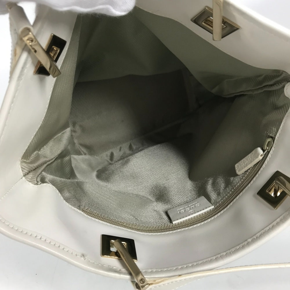 GUCCI Tote Bag 002 1099 Canvas / leather Light green Shoulder Bag Shoulder Bag GG Bucket Women Used