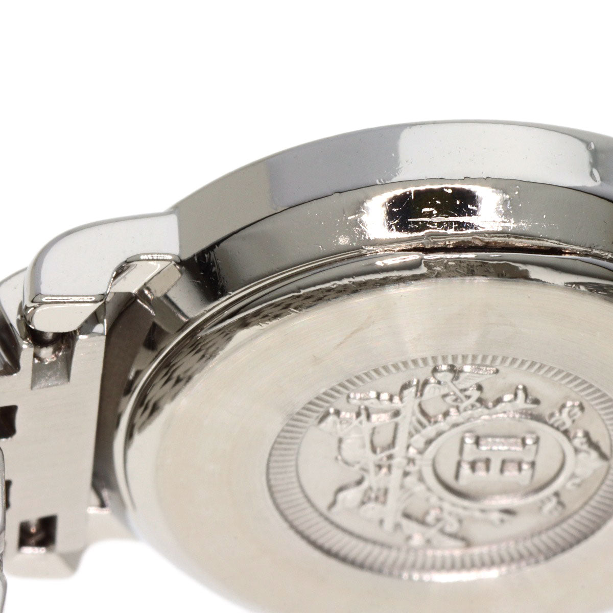 HERMES Watches Quartz SE4.220 Stainless Steel , SSxGP gold Serie Ivory dial Women Used