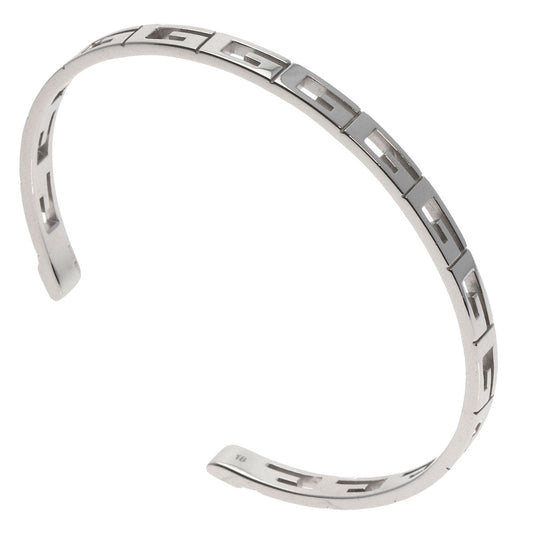 GUCCI bracelet K18WG Silver Bangle G logo #18