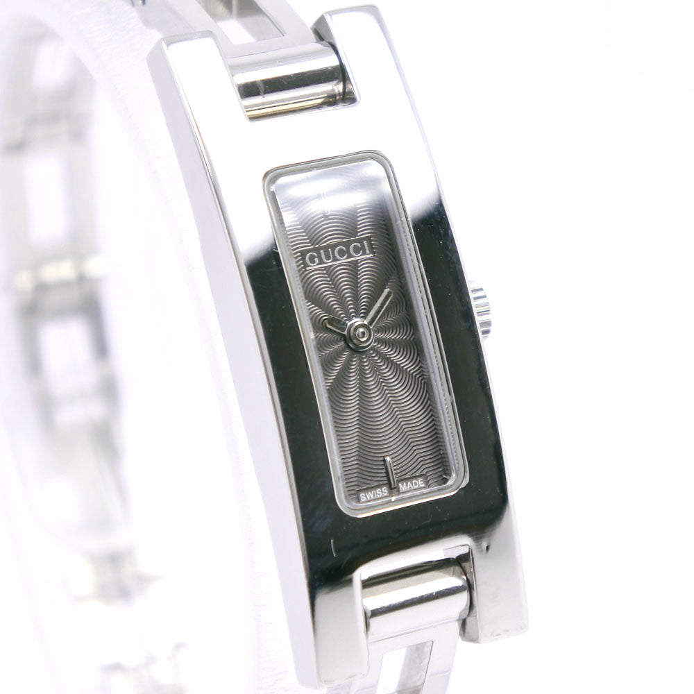 GUCCI Watches Quartz 3900L Stainless Steel Silver gray dial Women Used