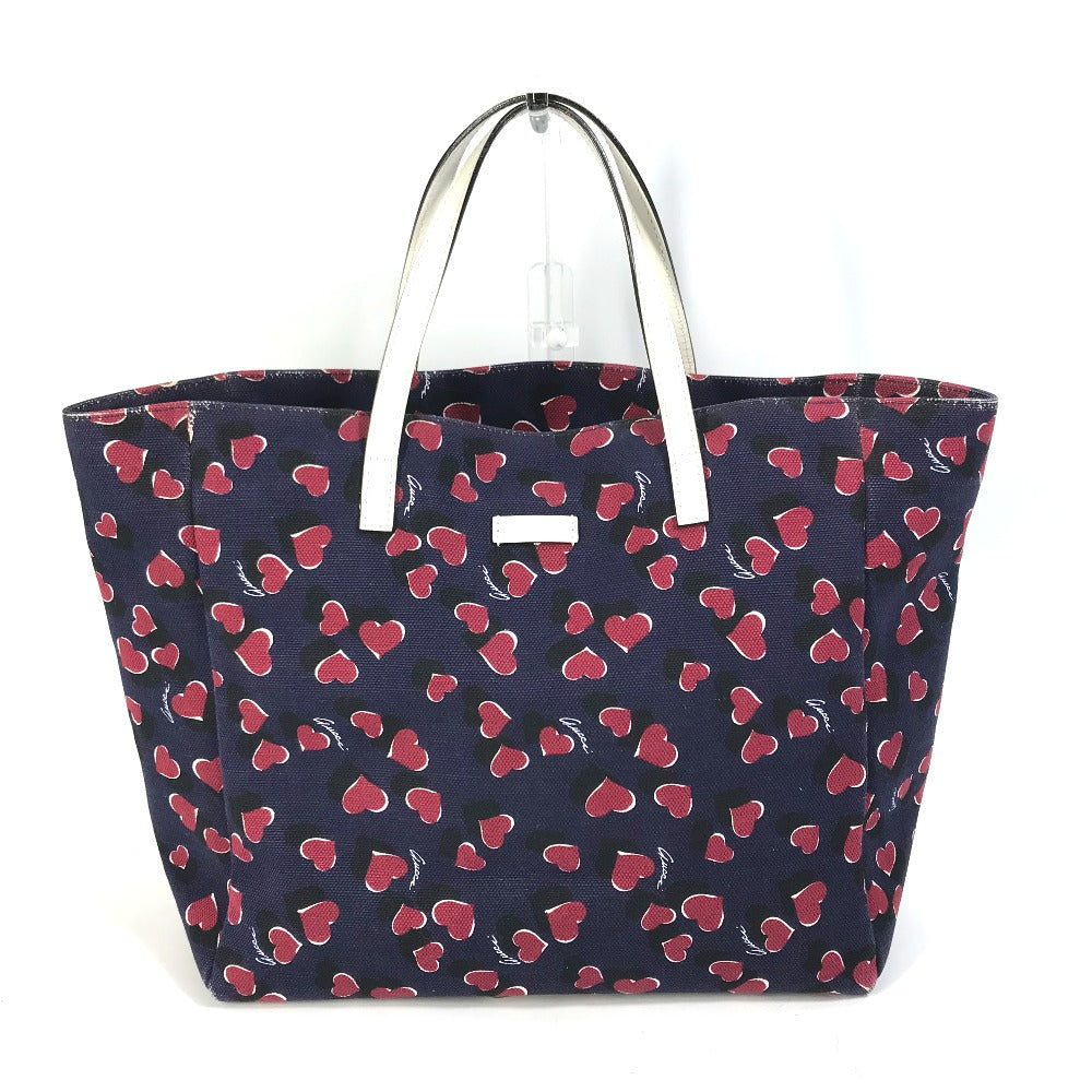 GUCCI Tote Bag 282439 Canvas, Leather pink heart Women Used