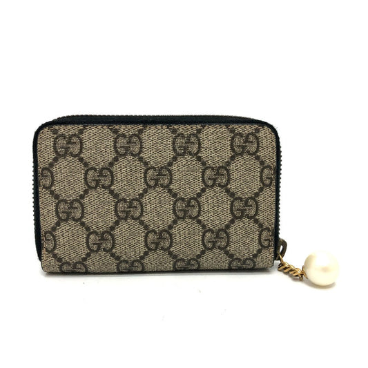 GUCCI Coin case 431482 Brown Zip Around