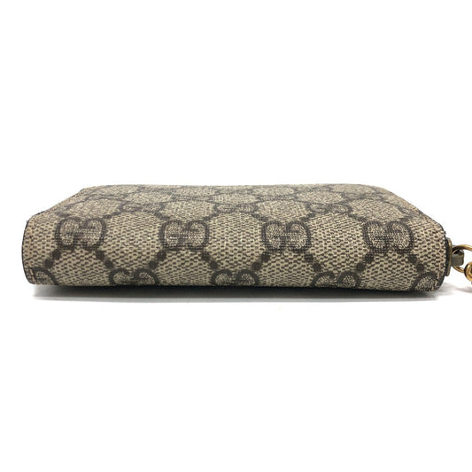 GUCCI Coin case 431482 Brown Zip Around