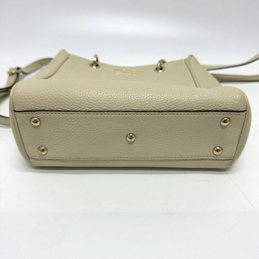 GUCCI Handbag 368823 leather white logo Women Used