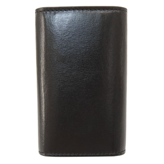 GUCCI Key case Key holder  435305 leather black logo
