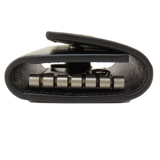 GUCCI Key case Key holder  435305 leather black logo