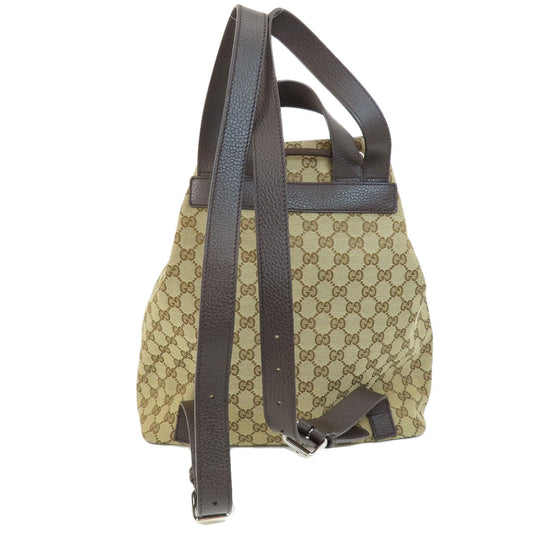 GUCCI Backpack 449175 canvas Brown GG outlet