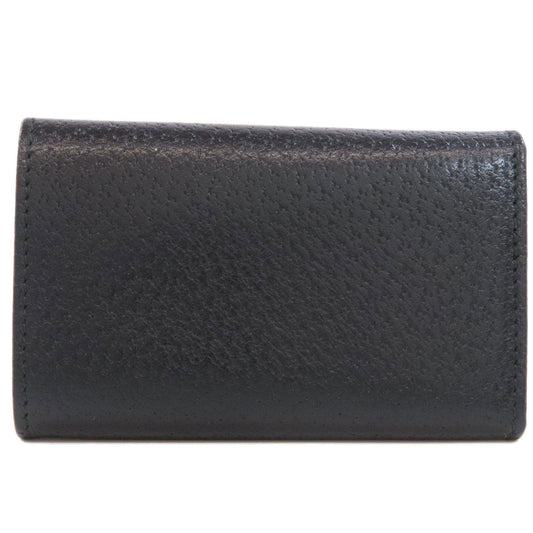 GUCCI Key case Key holder  033�E3661 leather Brown logo Women(Unisex) Used