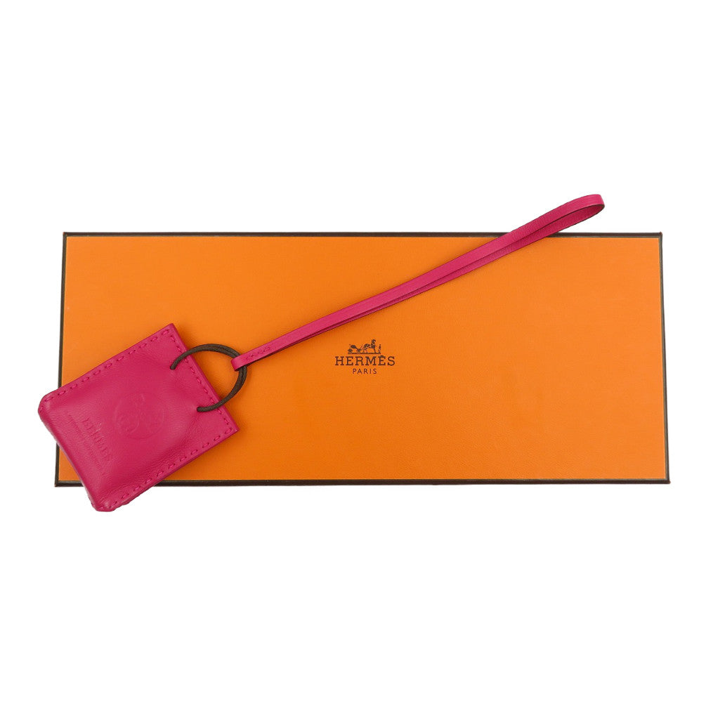 HERMES key ring Anyo Miro Rose mexico Bag charm sack orange Women(Unisex) Used