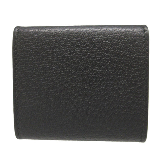 GUCCI Coin case 473959 leather black GG Marmont