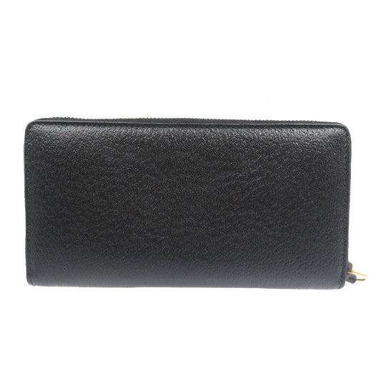 GUCCI Long Wallet Purse 523667 leather black Animalie