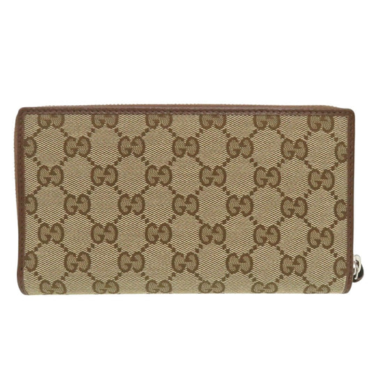 GUCCI Long Wallet Purse 681710 GG canvas beige The Hacker Project Neo Classic Balenciaga Collaboration