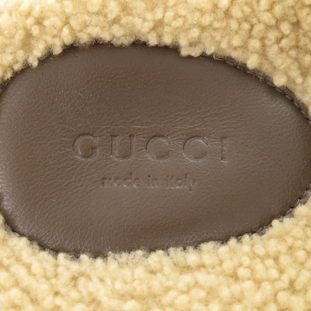 GUCCI Sandals 679948 Mouton beige The North Face collaboration 37