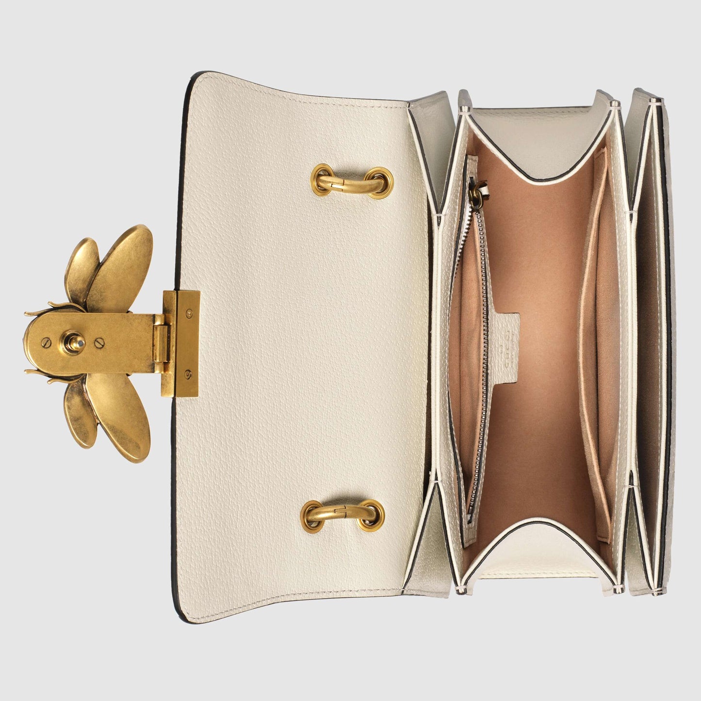 Gucci Queen Margaret GG Small Top Handle Bag White