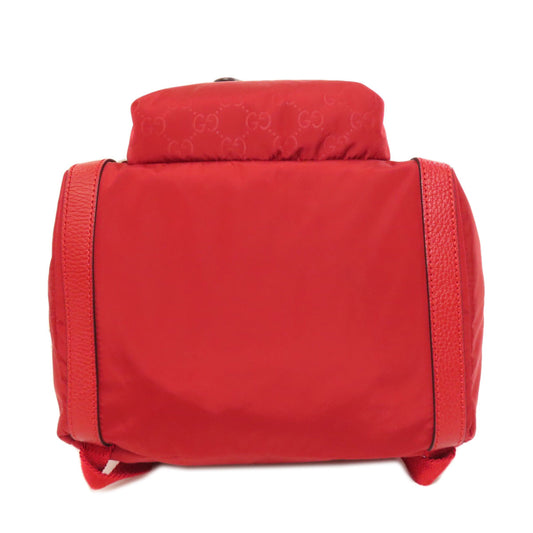 GUCCI Backpack 510336 Nylon Red GG