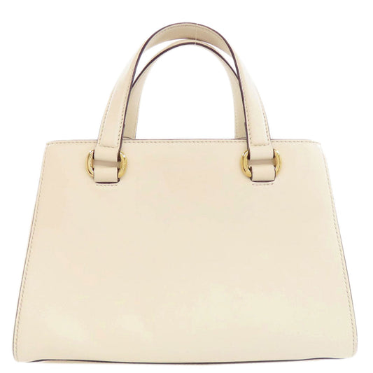 GUCCI Handbag 460881 Calfskin white Sylvie 2WAY