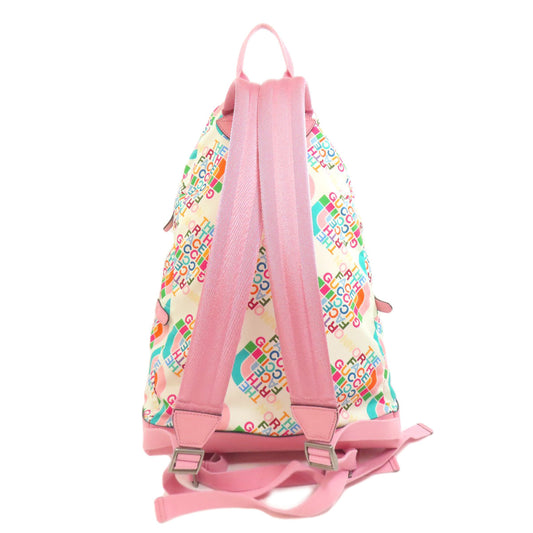GUCCI Backpack 650288 Nylon white The north face collaboration