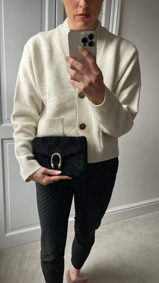 Gucci Black Velvet Dionysus Mini Chain Bag