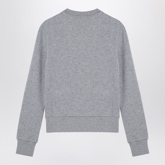 Gucci Grey Cotton Sweatshirt With Logo Women