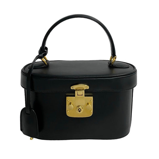 GUCCI Handbag leather black Ready lock