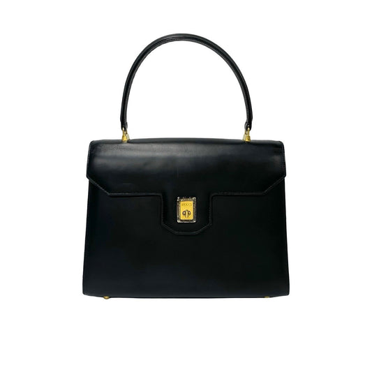 GUCCI Handbag leather black