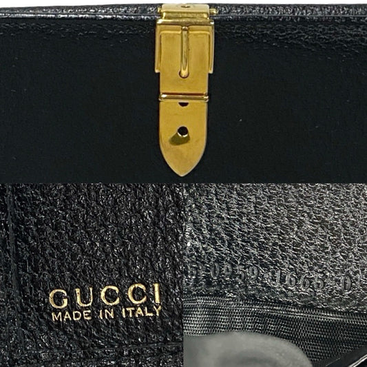 GUCCI Bifold Wallet leather black
