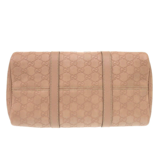 GUCCI Boston Duffel bag 449646 leather pink Micro Guccisima Women Used
