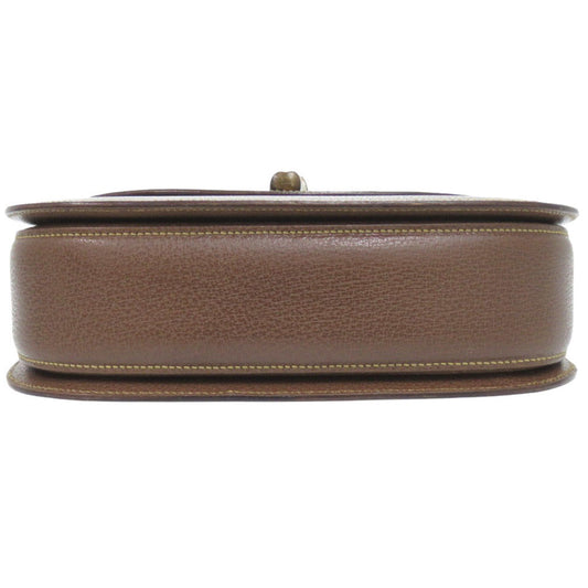 GUCCI Handbag 000 926 0633 leather Brown 2WAY Bamboo Women Used