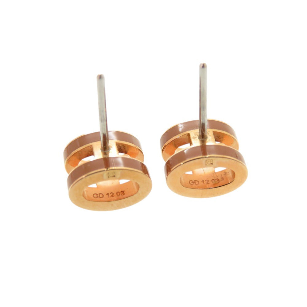 HERMES Pierce metal Brown Pop Ash Mini Pop H