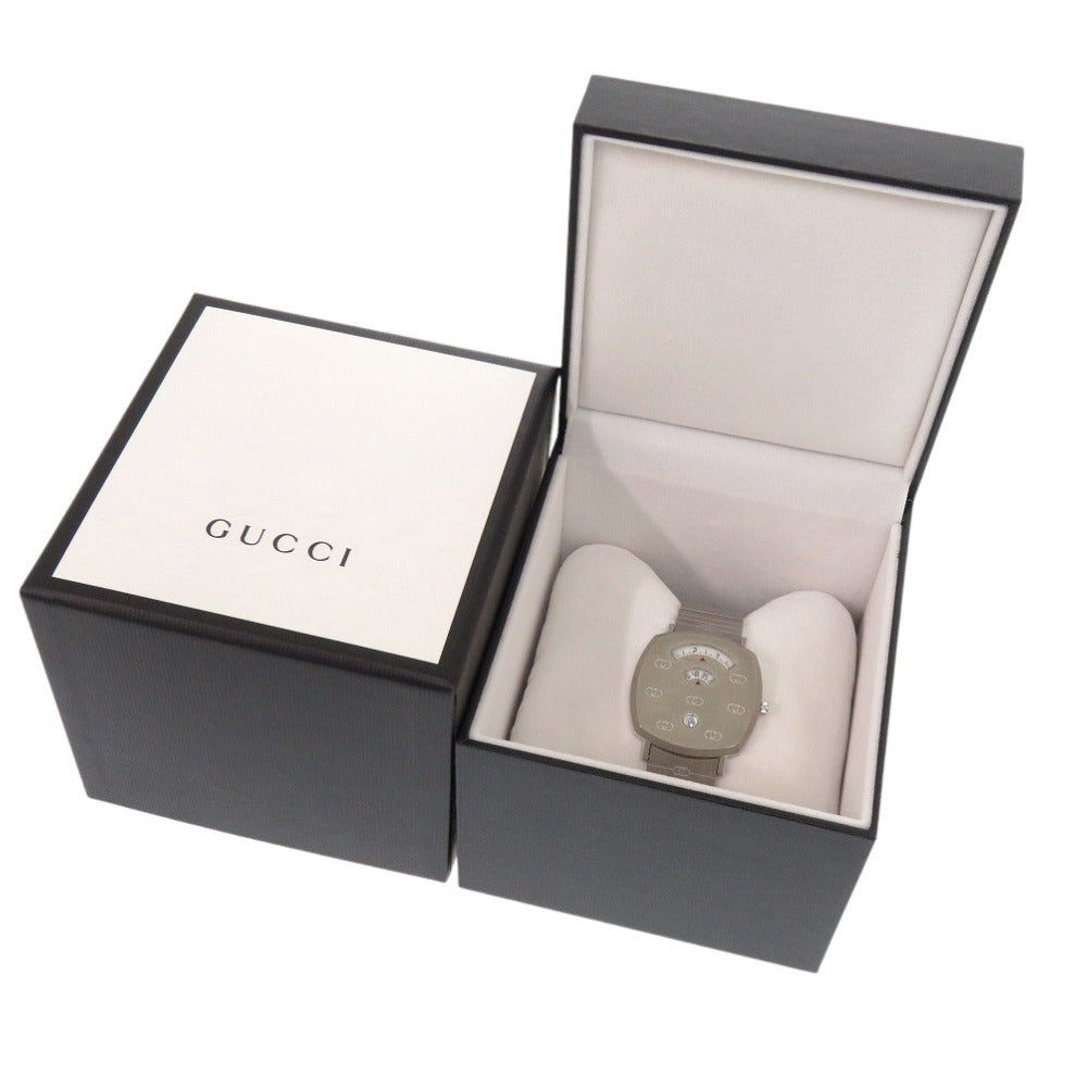 GUCCI Watches Quartz YA157410 Stainless Steel Silver GRIP white dial