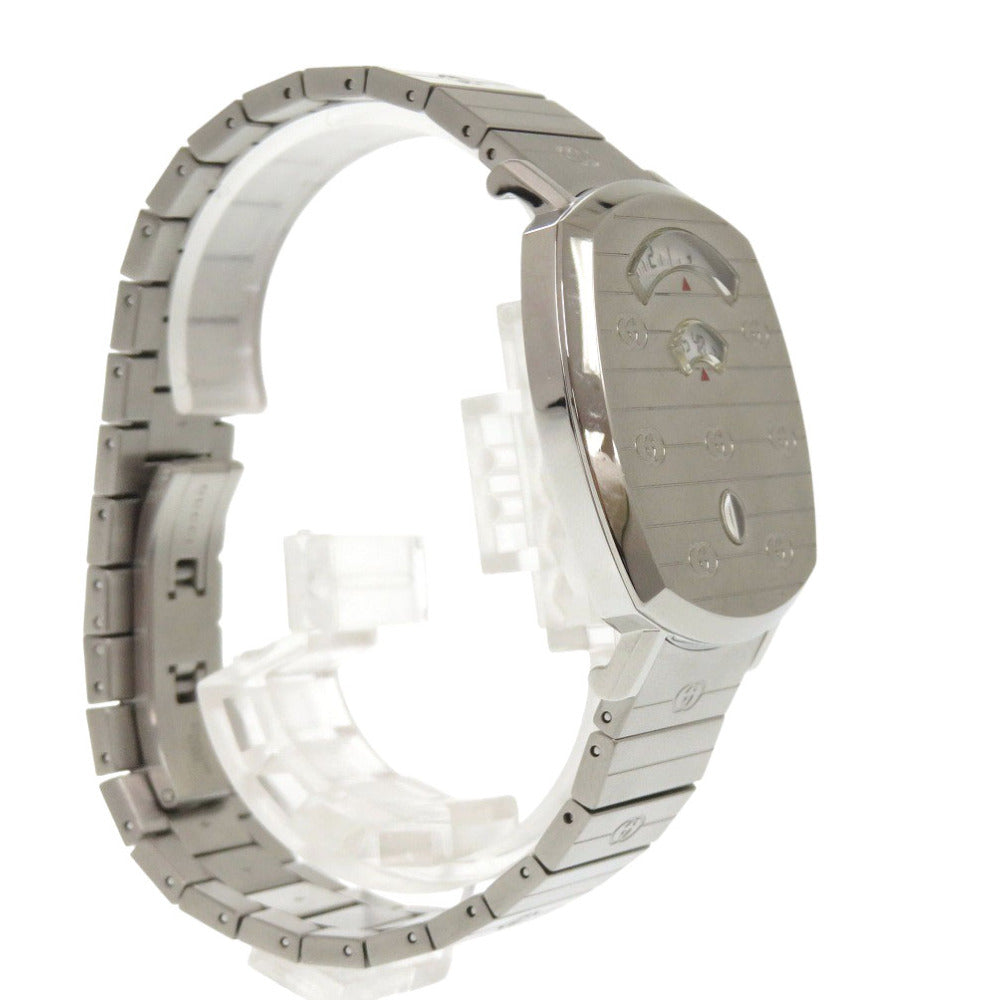 GUCCI Watches Quartz YA157410 Stainless Steel Silver GRIP white dial