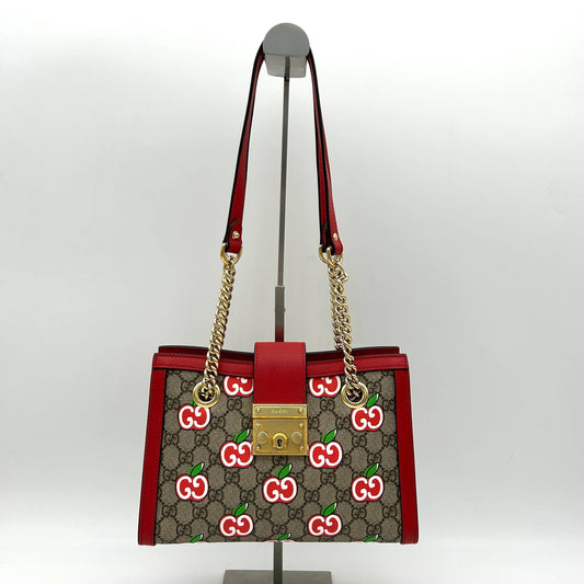 Gucci Gucci GG Supreme Apple Padlock Tote gu8880cc