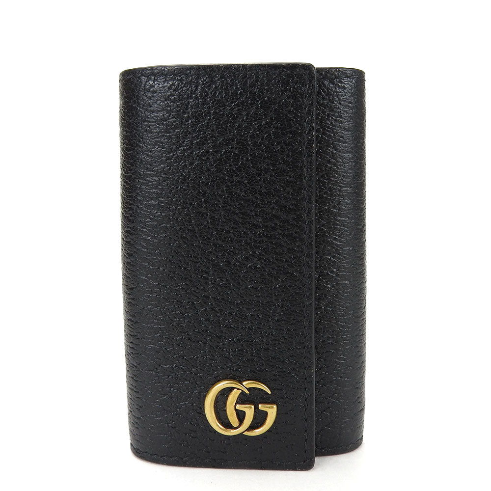 GUCCI Key case Key holder  435305 leather black unisex(Unisex) Used