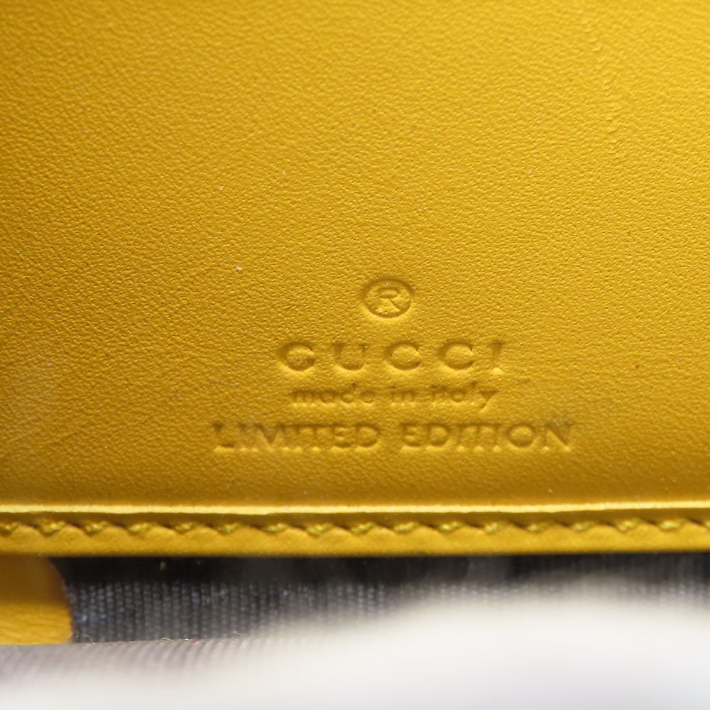 GUCCI Long Wallet Purse 506279 GG Supreme Canvas beige Women Used