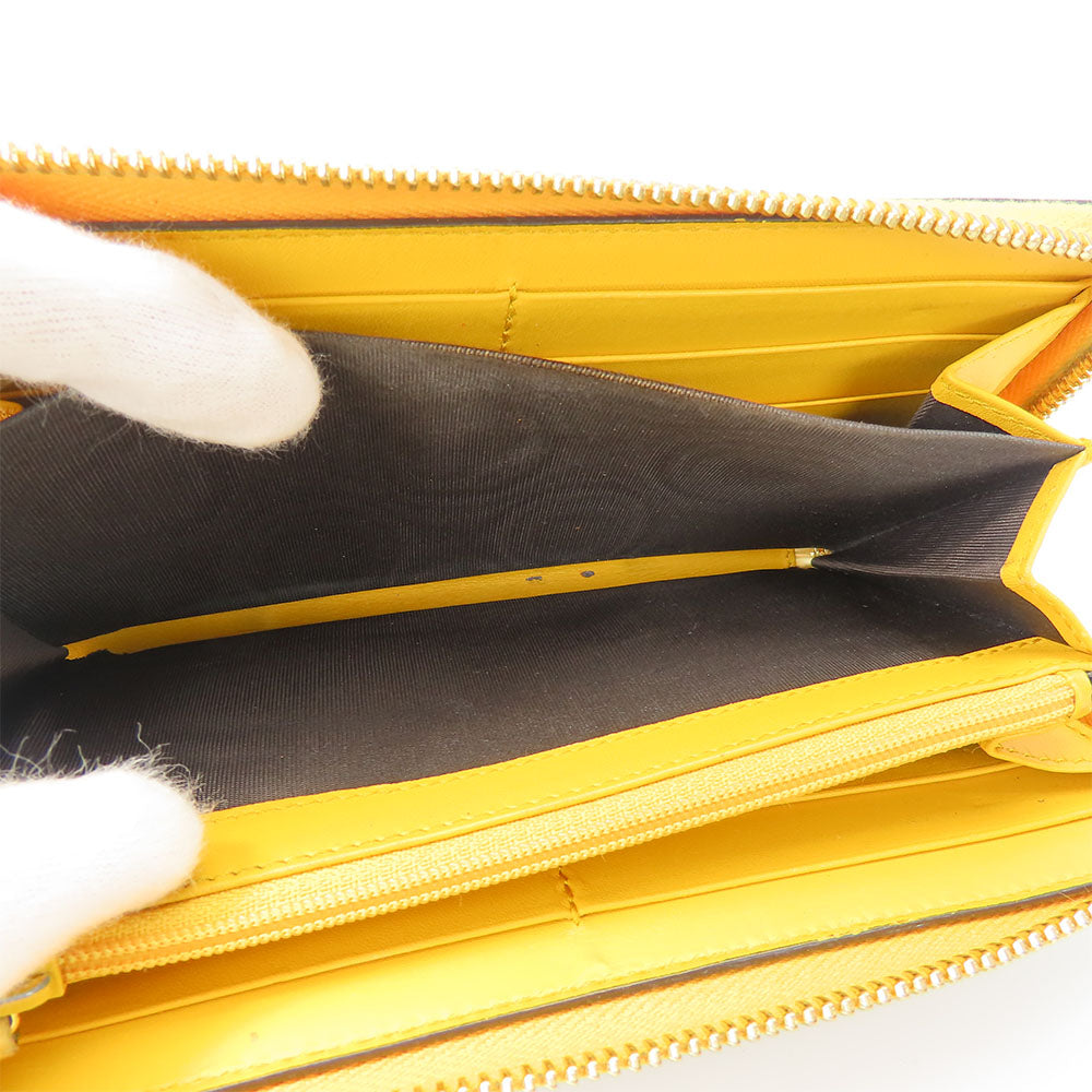 GUCCI Long Wallet Purse 506279 GG Supreme Canvas beige Women Used